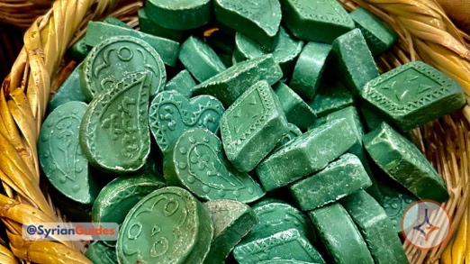 Syrian Aleppo soap in its green stage