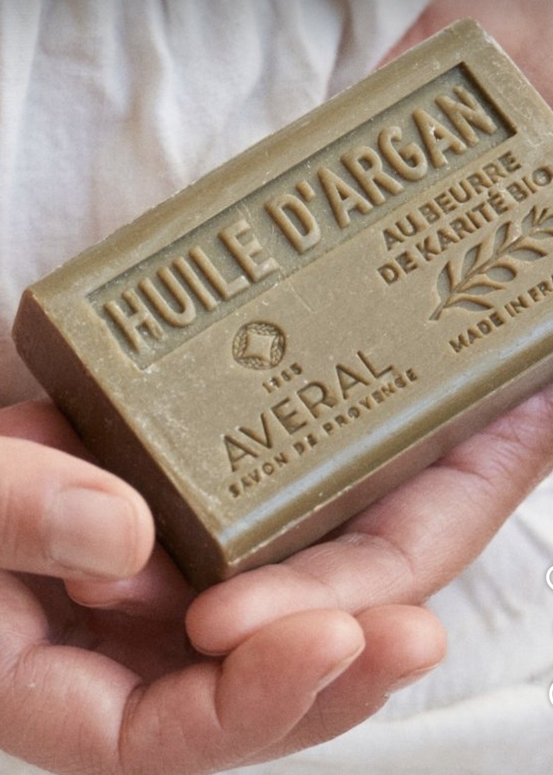 Av&eacute;ral Huile d'Argan soap