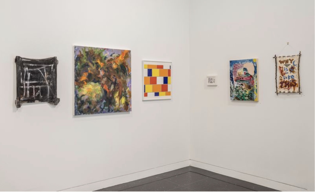 Ferns by Keven Wilder, oil on canvas, 2025, on view at the Arts Club of Chicago