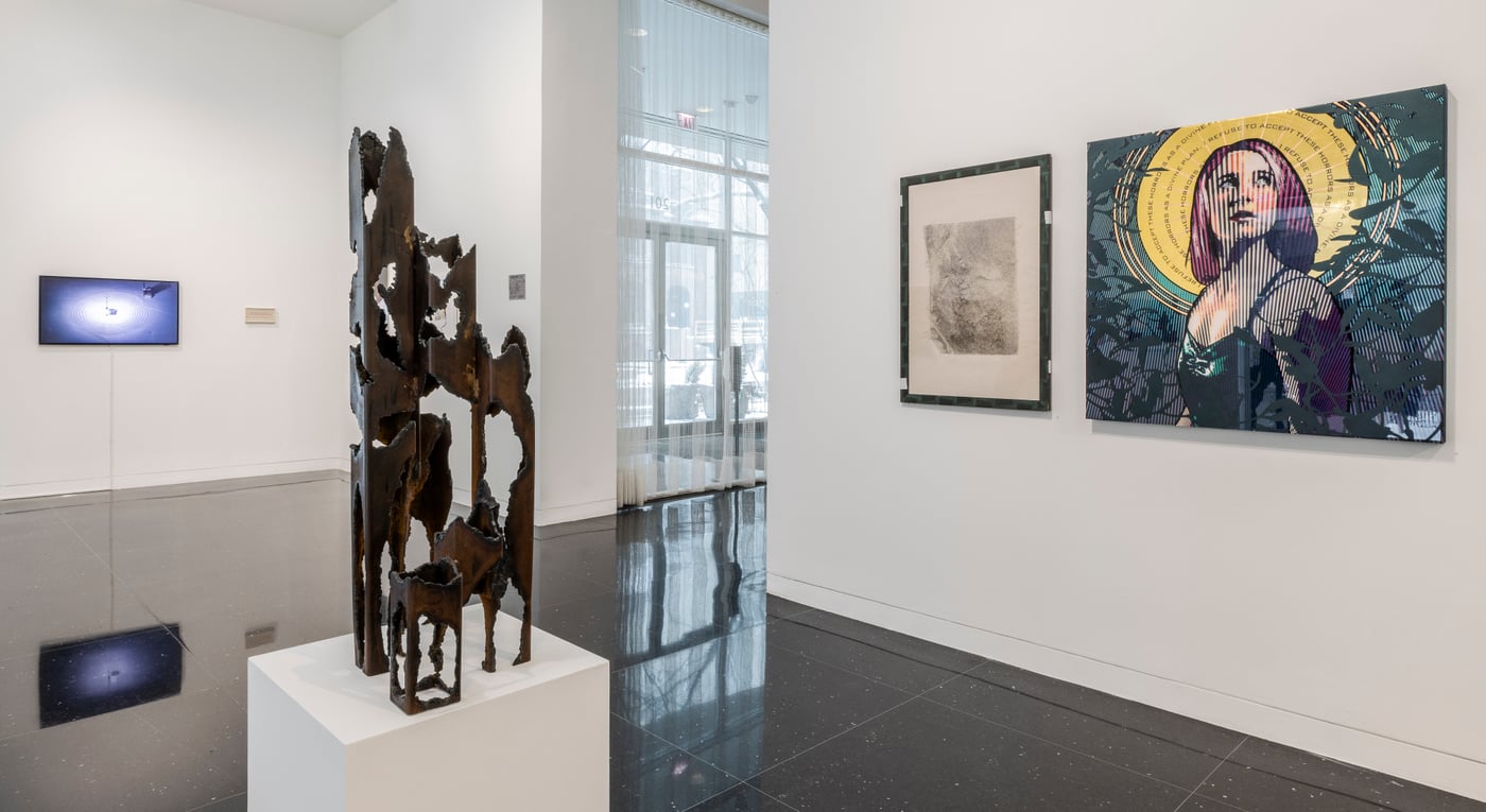 Exhibition view, 92nd Visual Artist Members' Show at the Arts Club of Chicago