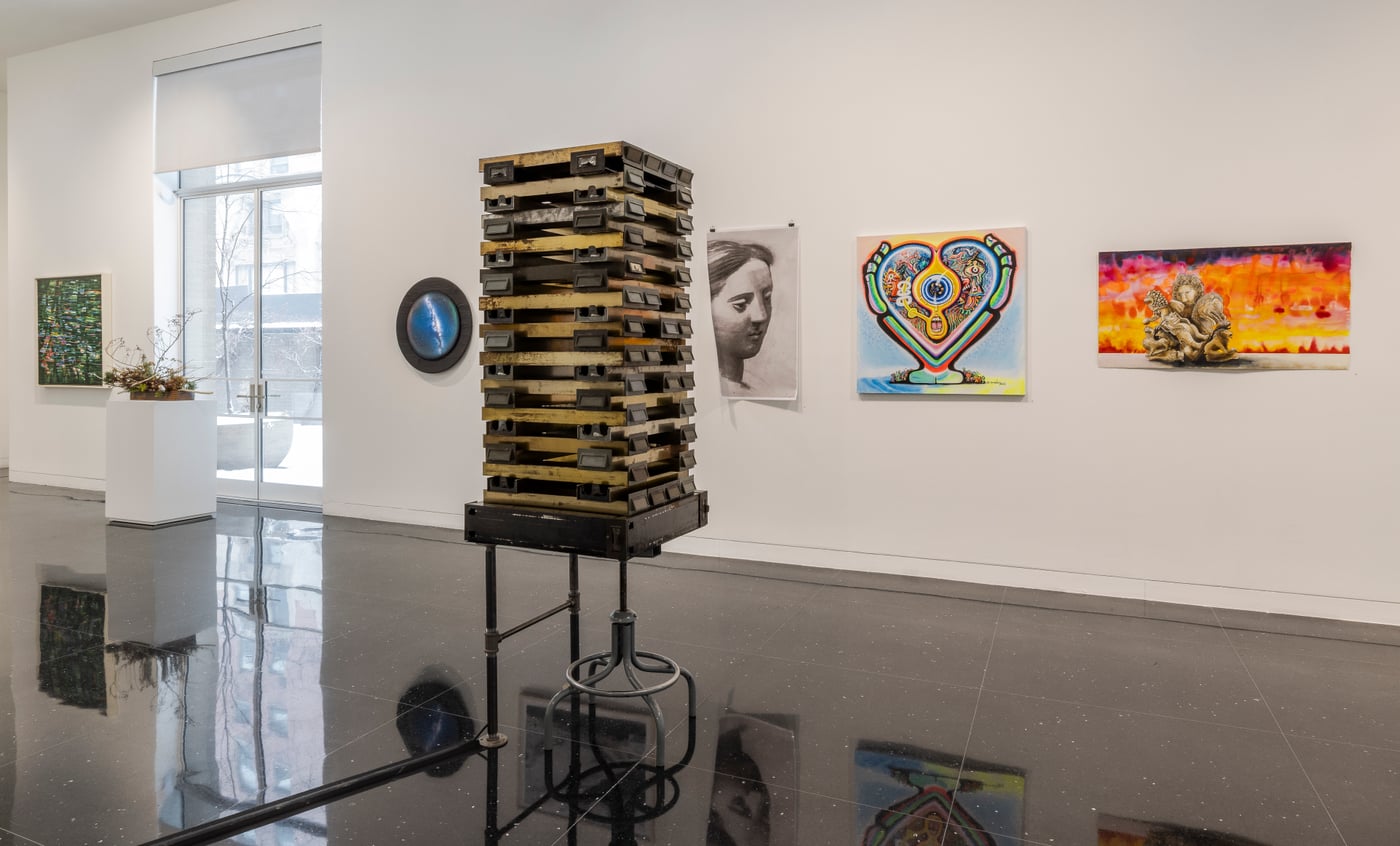 Exhibition view, 92nd Visual Artist Members' Show at the Arts Club of Chicago