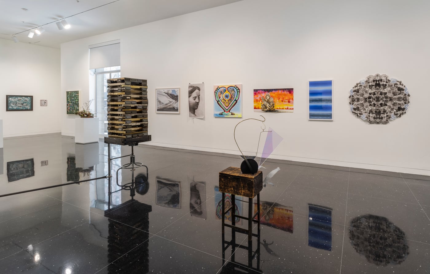 Exhibition view, 92nd Visual Artist Members' Show at the Arts Club of Chicago