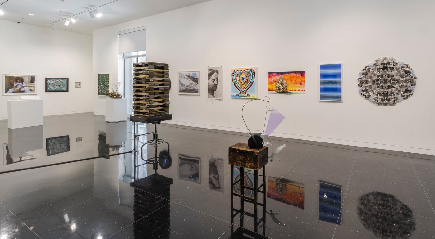 Exhibition view, 92nd Visual Artist Members' Show at the Arts Club of Chicago