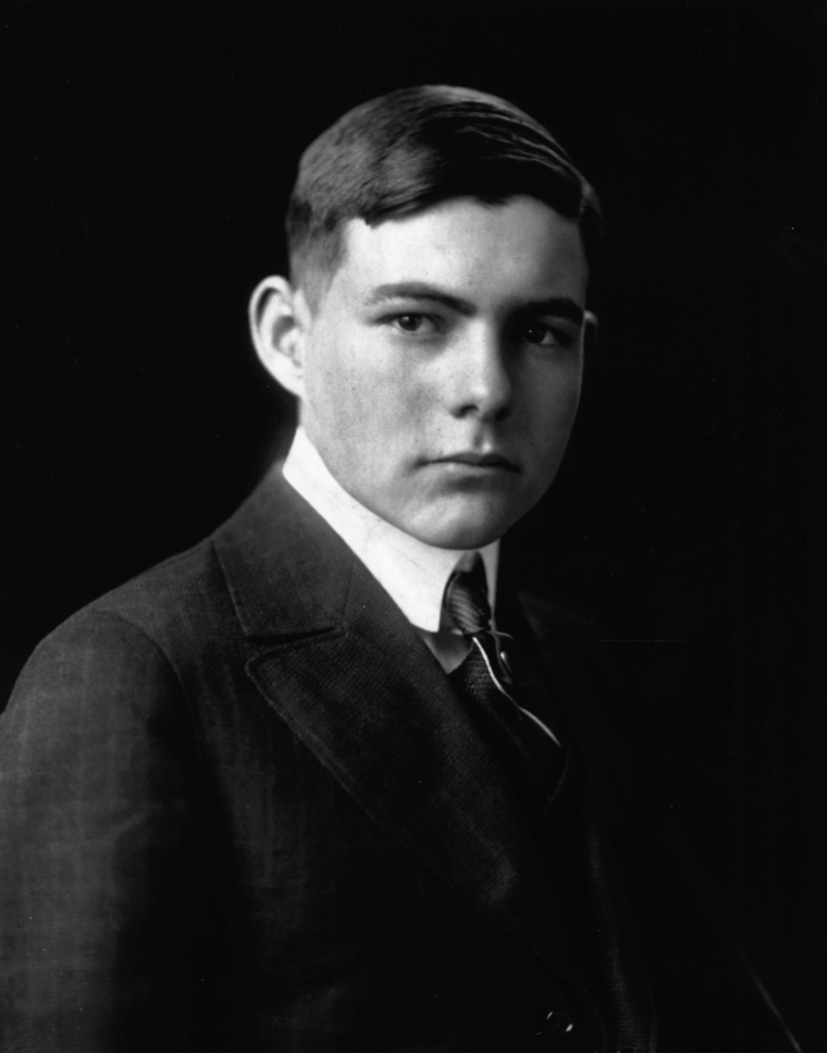Portrait of Ernest Hemingway, Oak Park, February 1916