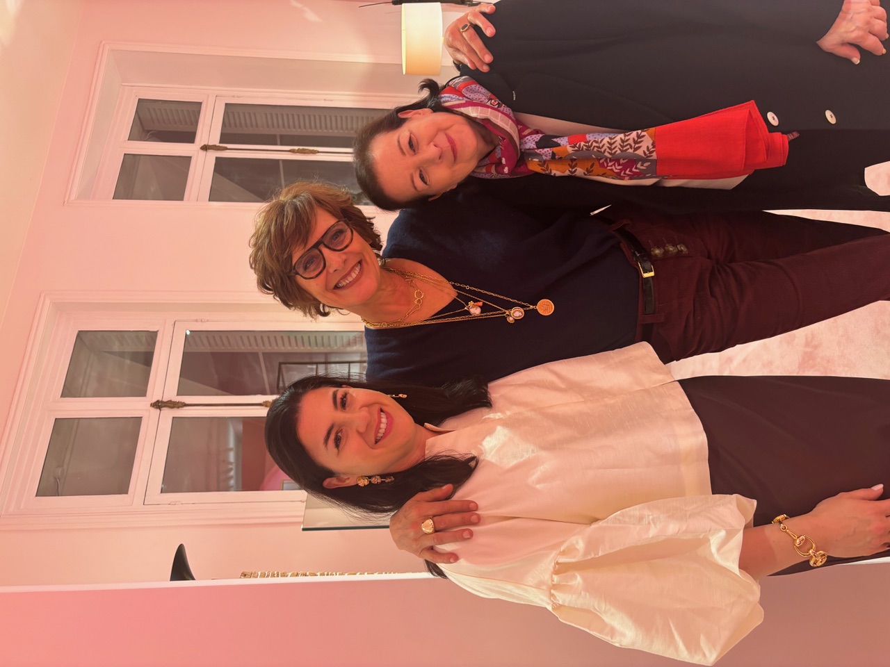 Dr. Rebecca Tilles with Inès de la Fressange and Gayle Tilles