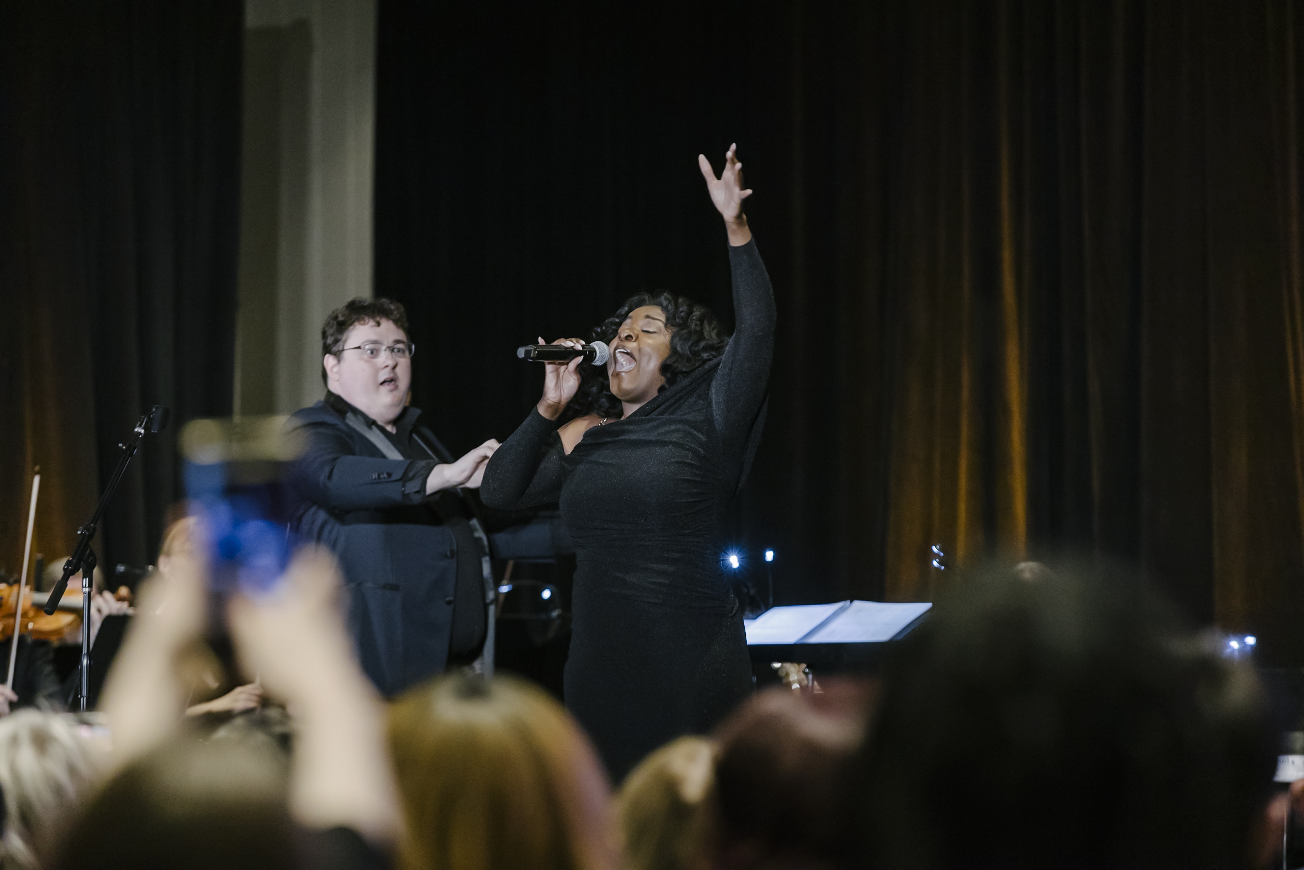 Matthew Croft and Joaquina Kalukango