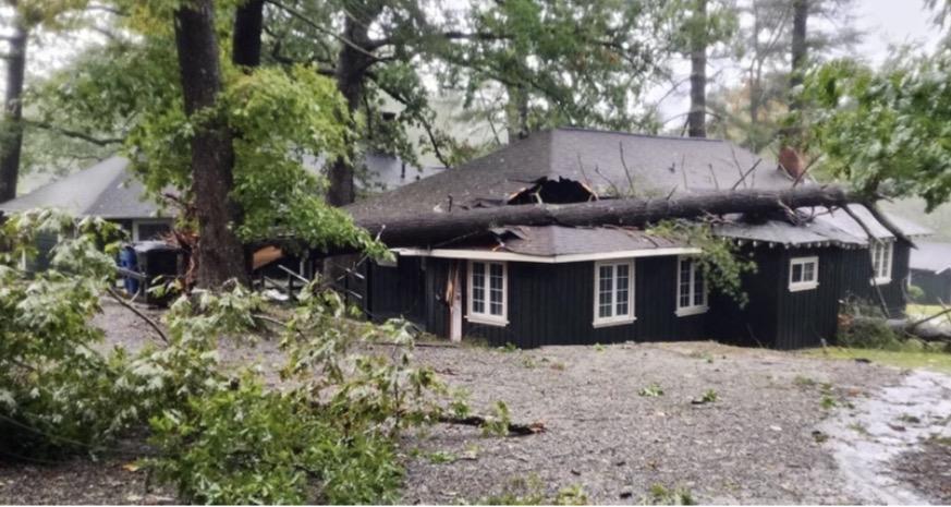 Hurricane Helene damage, 2024