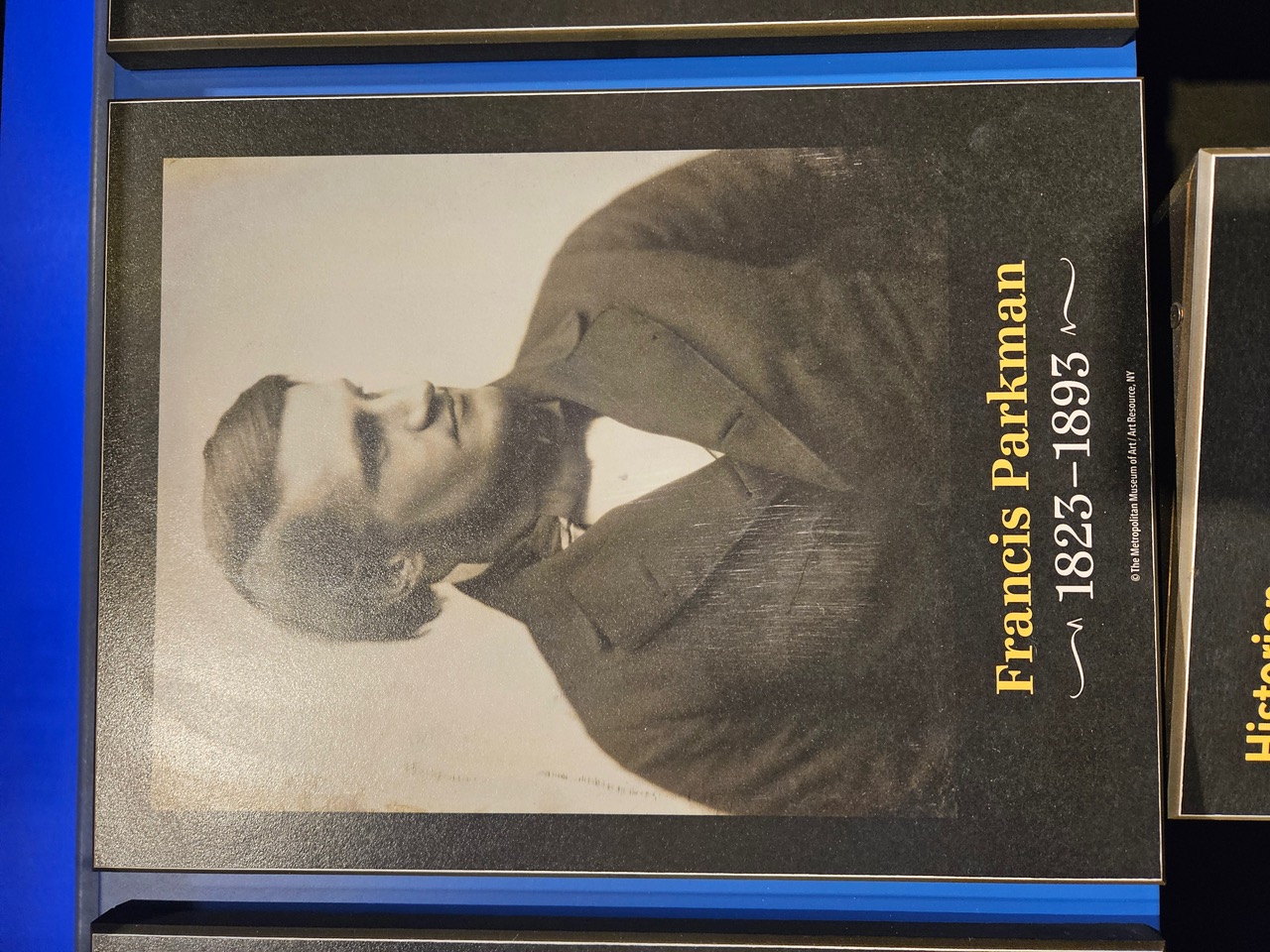 Francis Parkman exhibit at the American Writers Museum