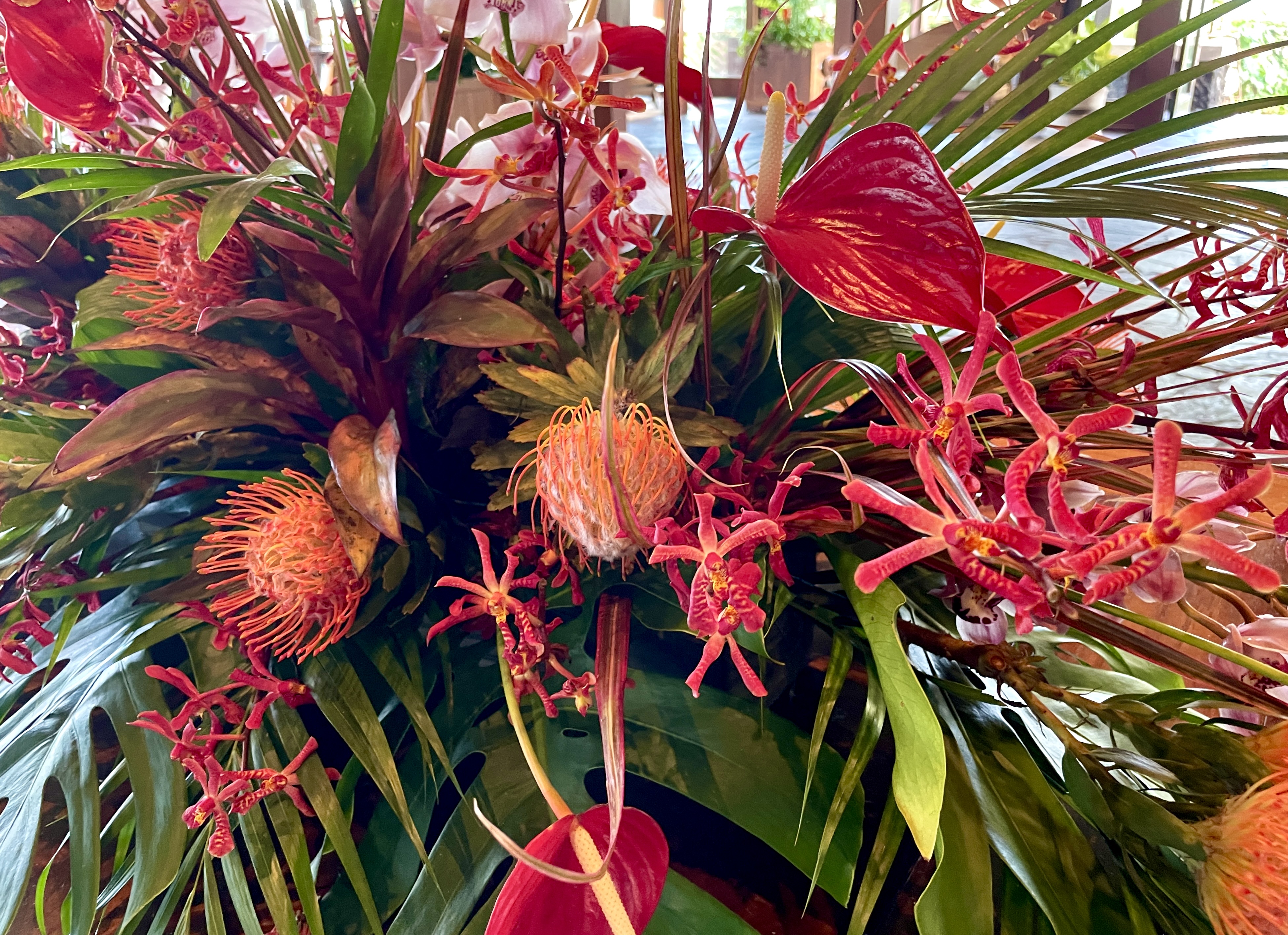 Lobby Flowers at the Four Seasons Hualālai