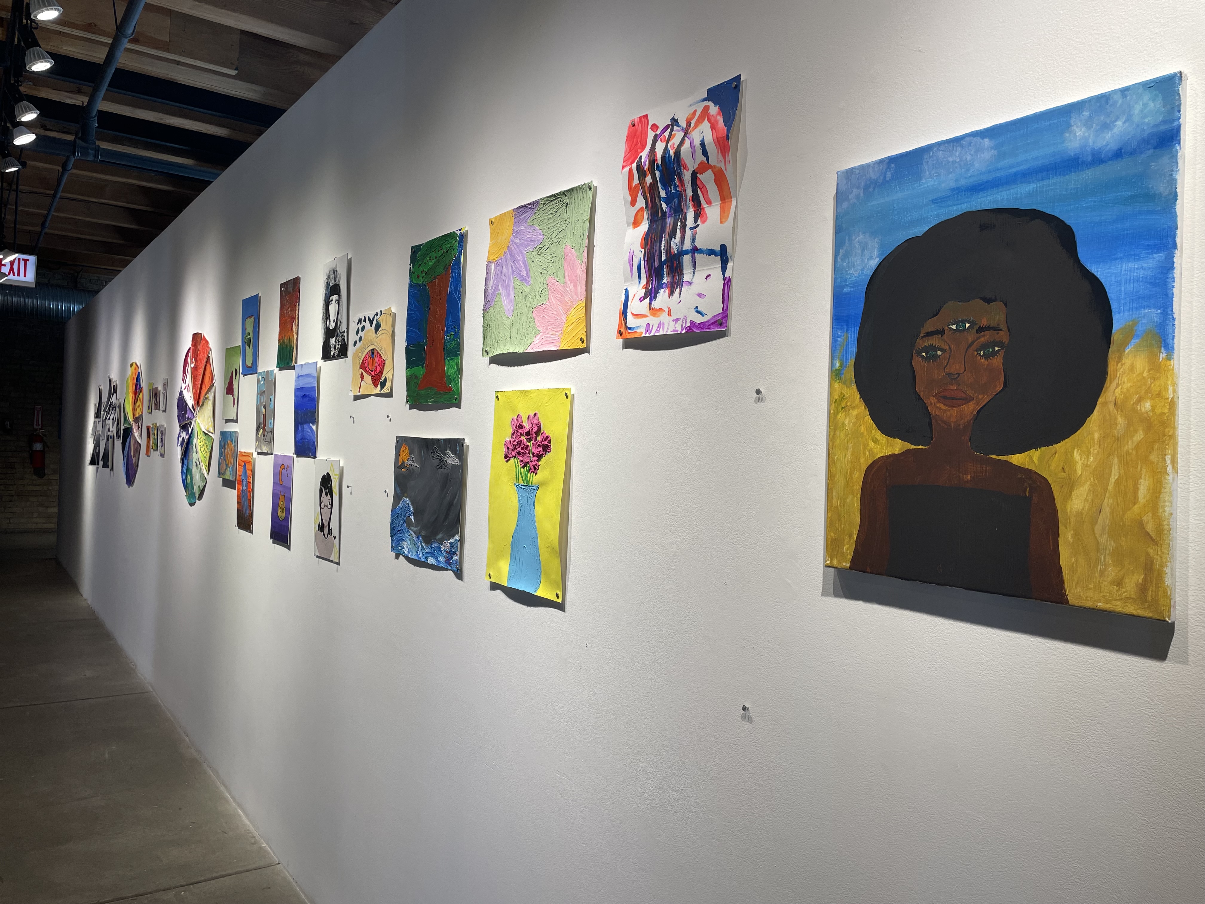 More student artwork from a color theory class at Marwen