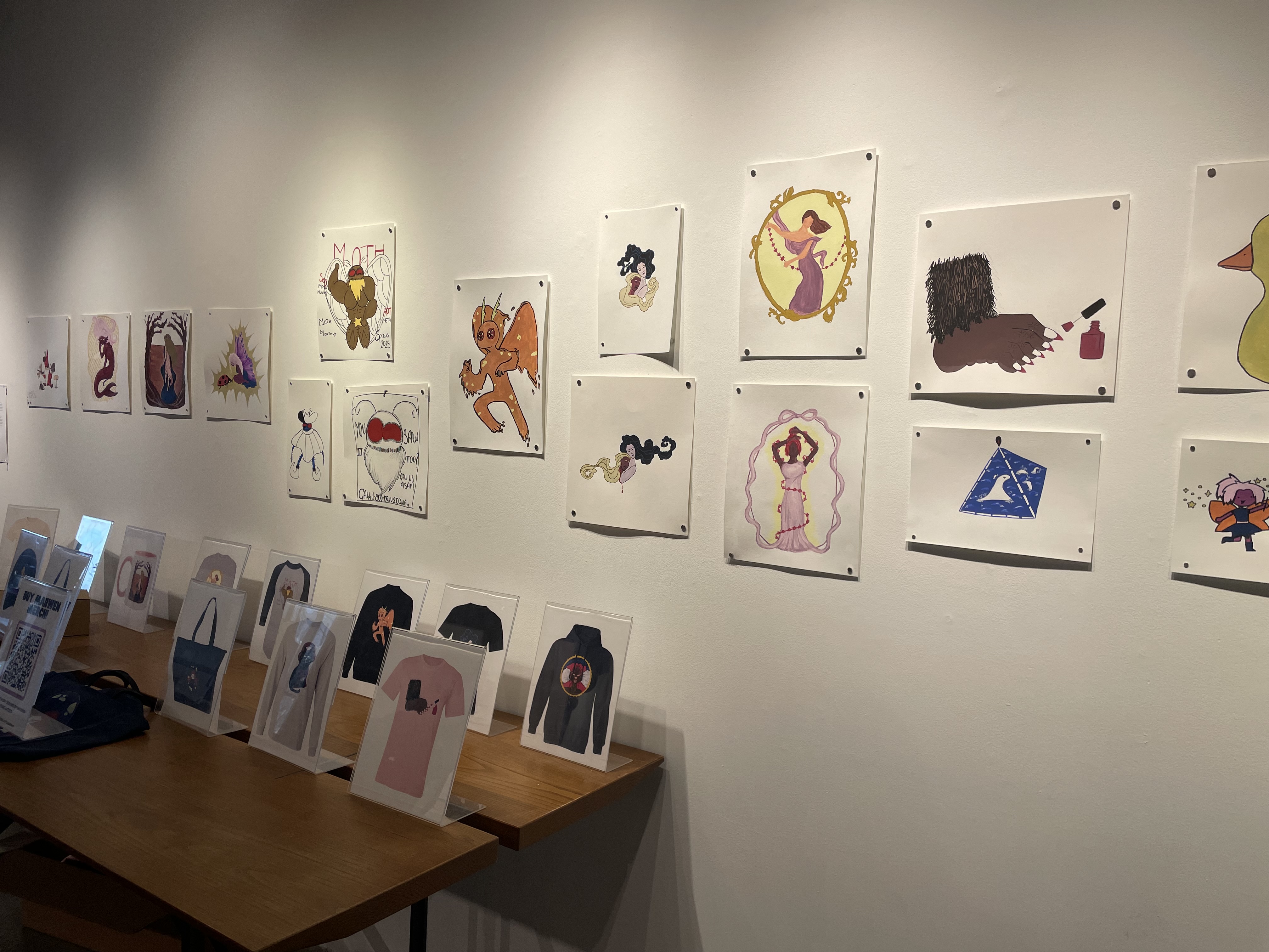 Student commissioned artwork with a mythology theme at Marwen