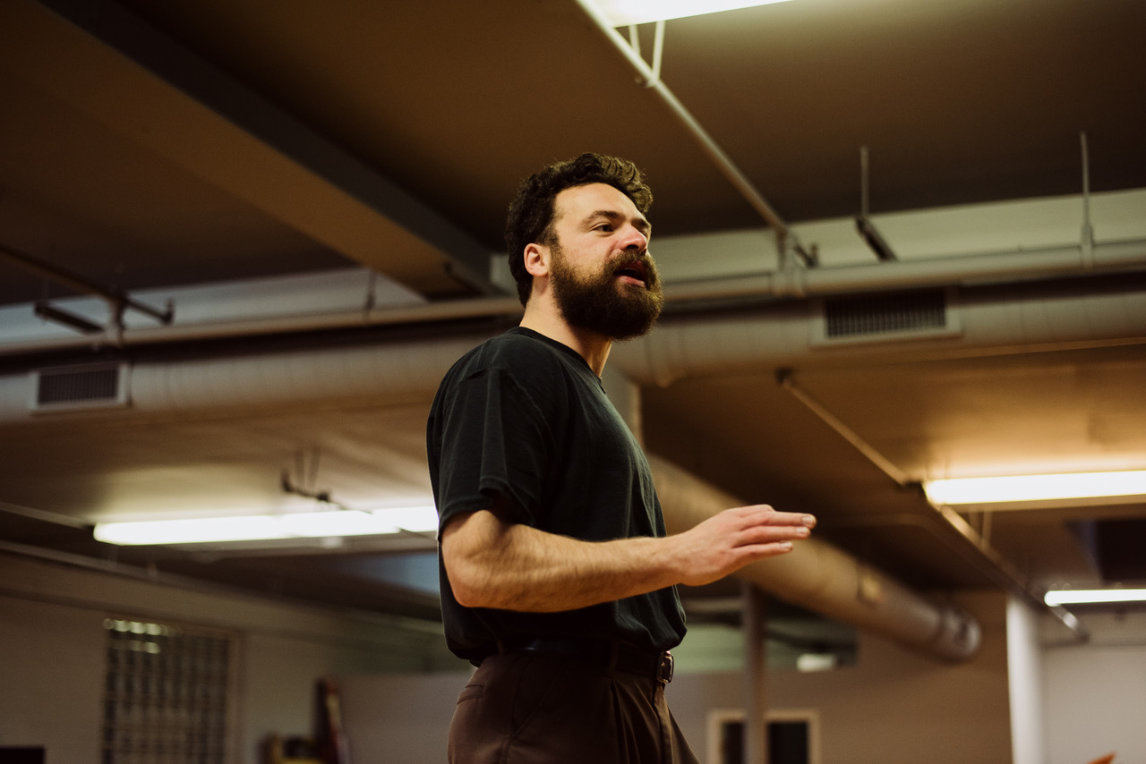 Jack Aschenbach in rehearsal