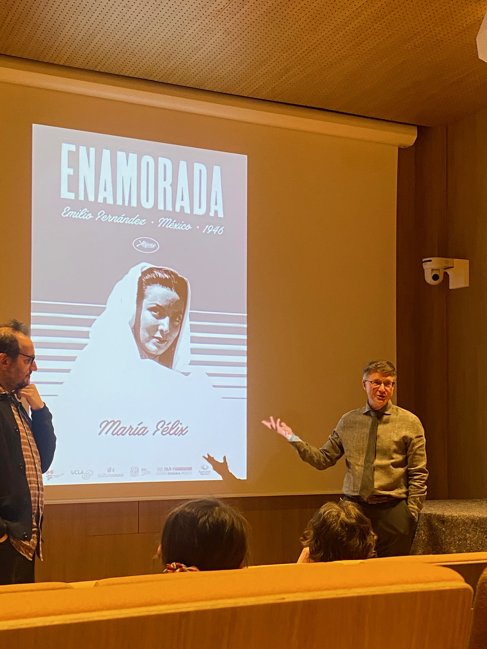 Dwight Cleveland at the Maria Félix exhibition, American University of Paris