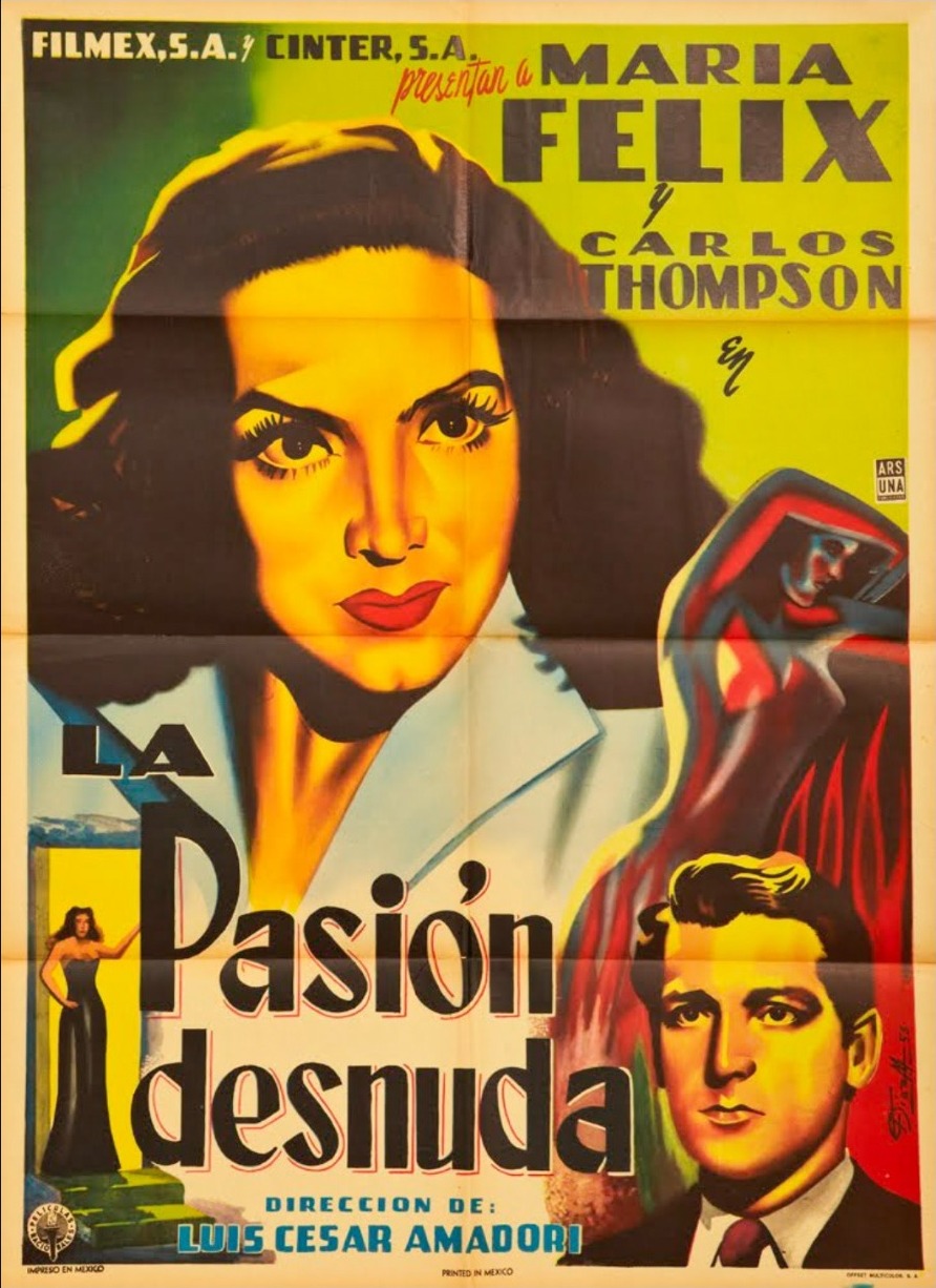 Poster for La Pasion Desnuda (1953)