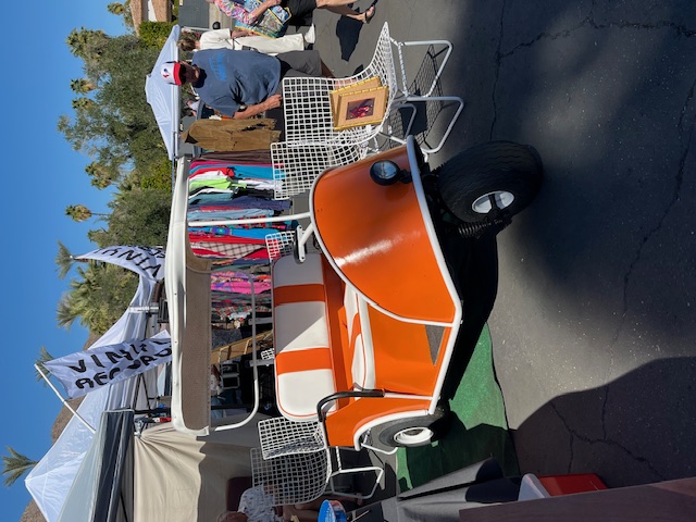 Mid-century modern golf cart