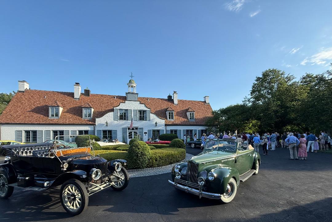 Foundation members gathered at the Albert Lasker Estate Garage House in 2025.