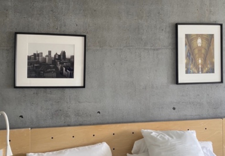 Trumbull and Porter bedroom wall