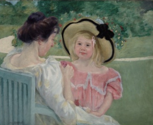 In the Garden by Mary Cassatt