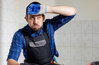 Blue glove