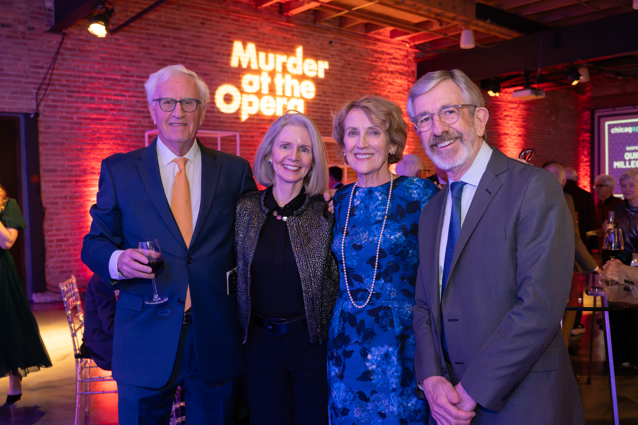 Bud Dobbins, Pat Fuller, Dorothy Osborn (Honoree) and Jerry Fuller