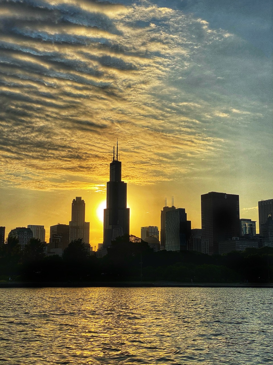 Sears Tower at sunset