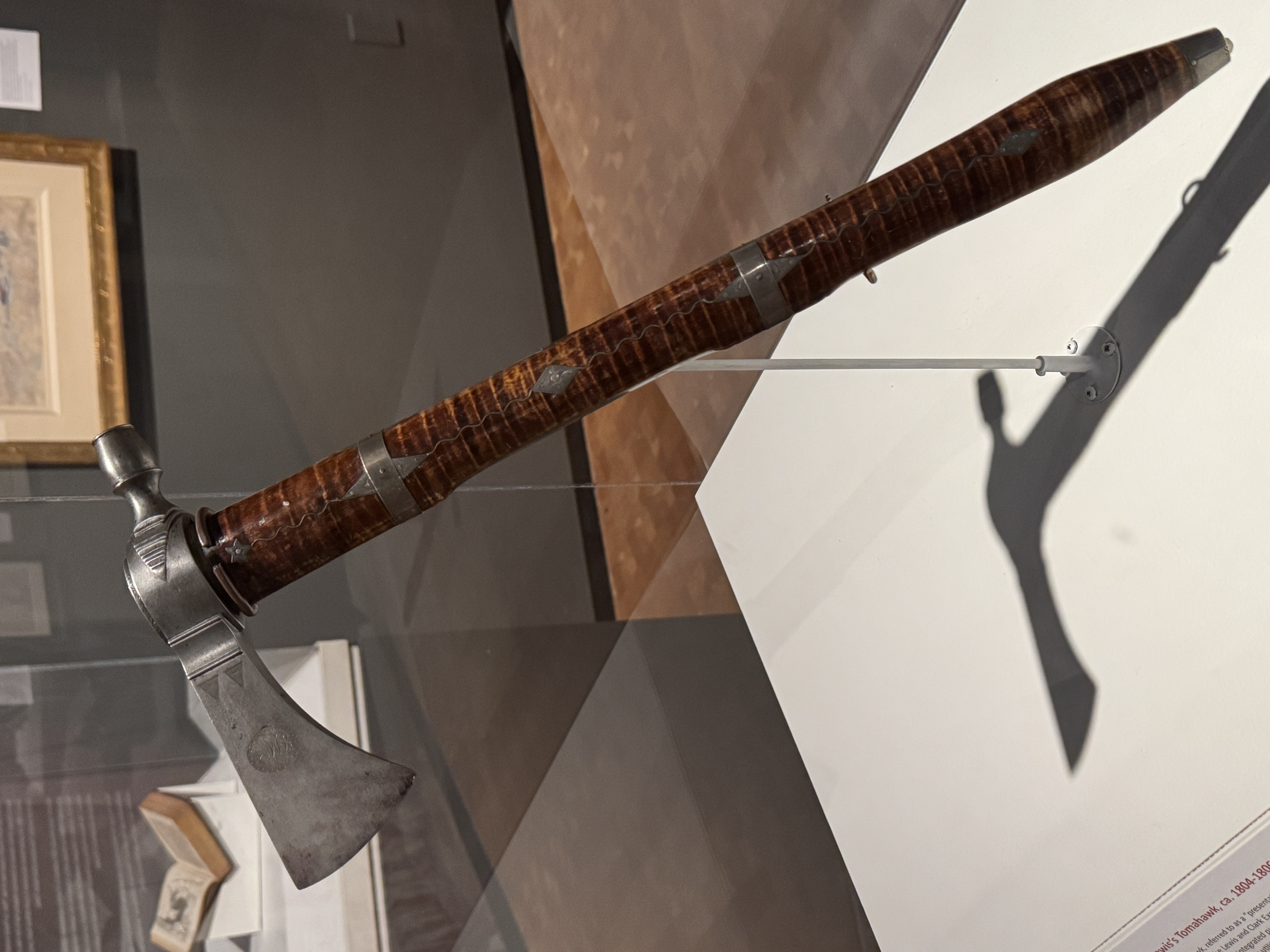 Presentation tomahawk belonging to Captain Meriwether Lewis