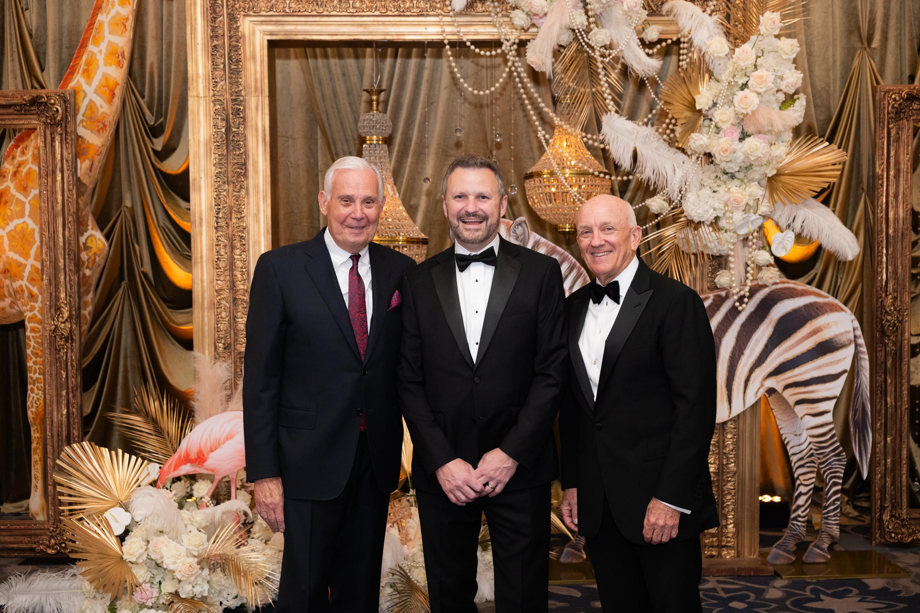 Dr. Mike Adkesson with James Bryan and Michael P. Emmert