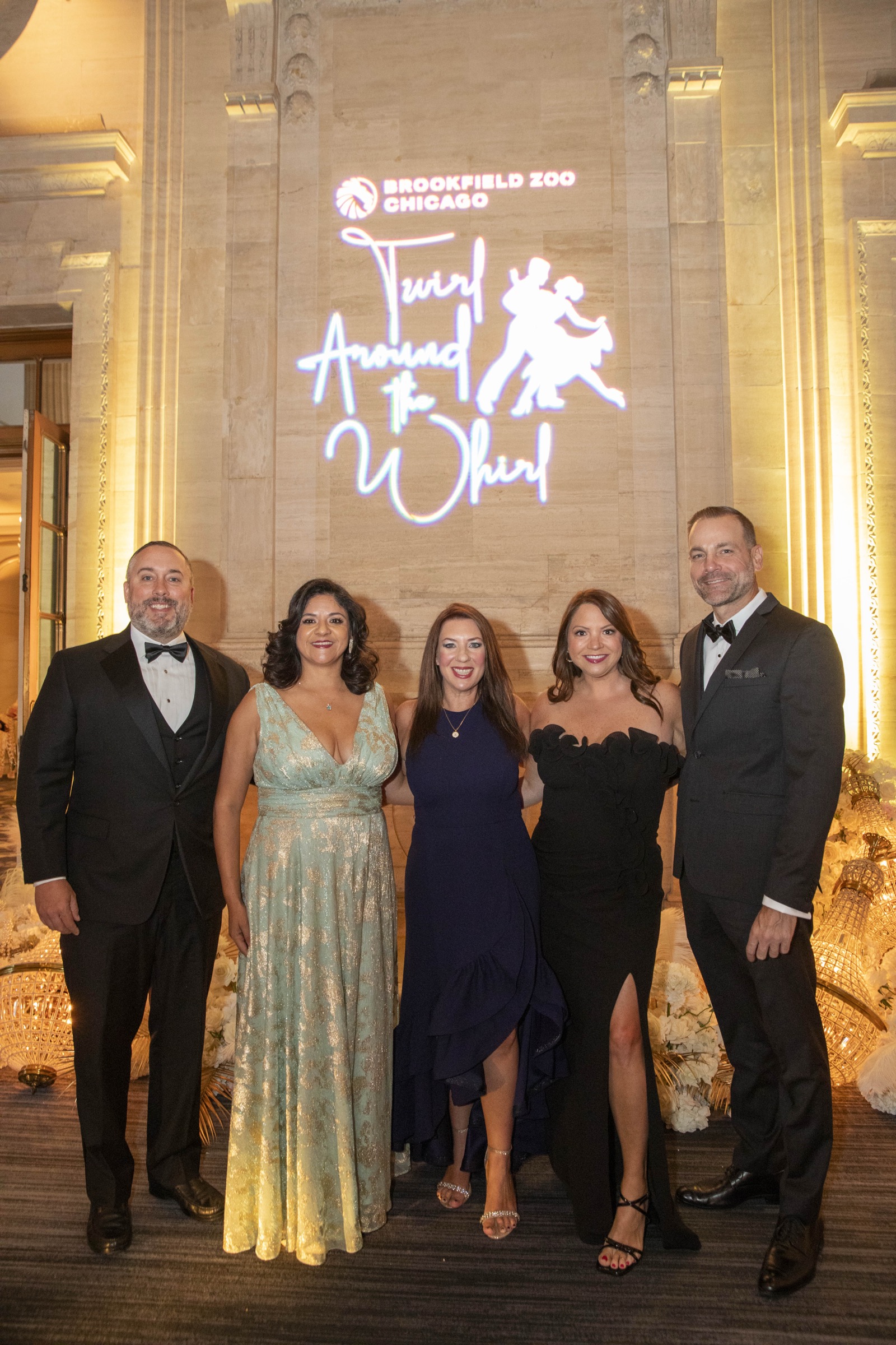 Women's Board member Melissa Haefner with guests