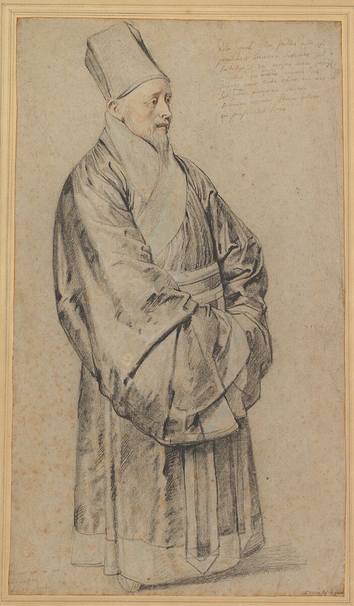Portrait of Nicolas Trigault in Chinese Costume, Peter Paul Rubens, 1617
