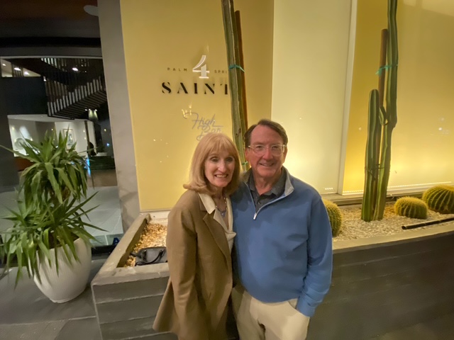 Barbara Koren and Paul Gearen after dinner at Il Corso