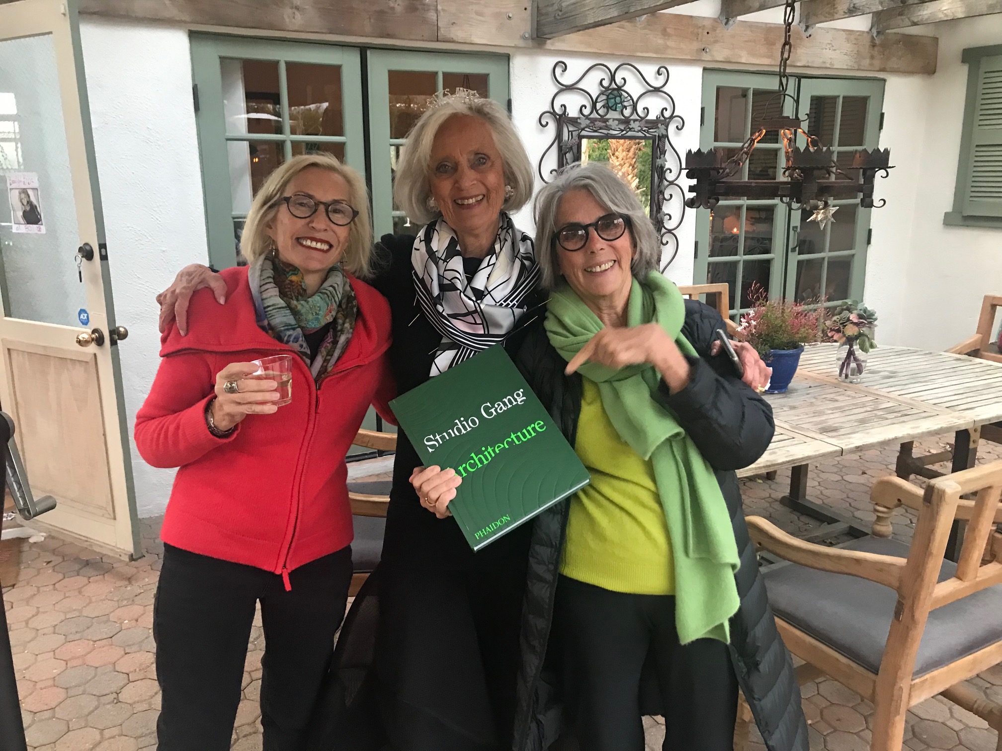 Judy Hodgens, Biba Roesch, Posie Fisher at the Annenberg theatre