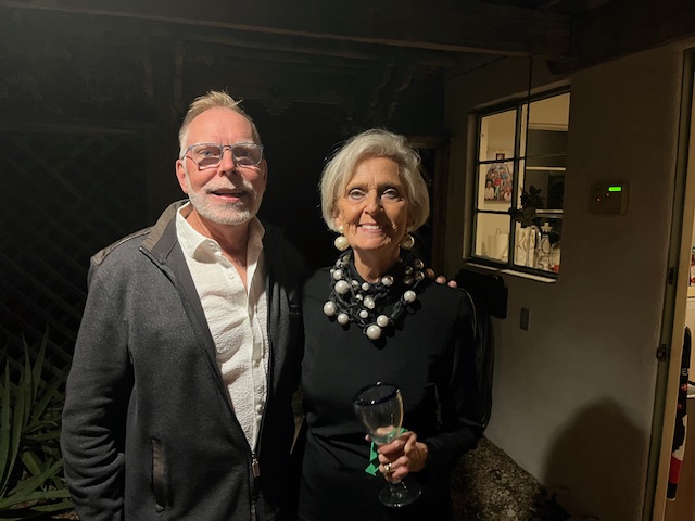 Steven Maass celebrating with Biba