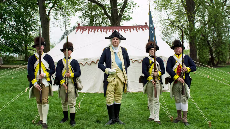 The tent replica at Mount Vernon