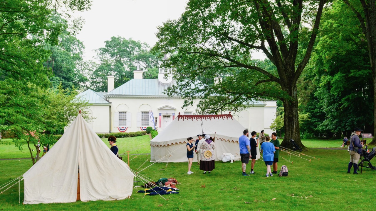 George Washington's tent replica at Morristown