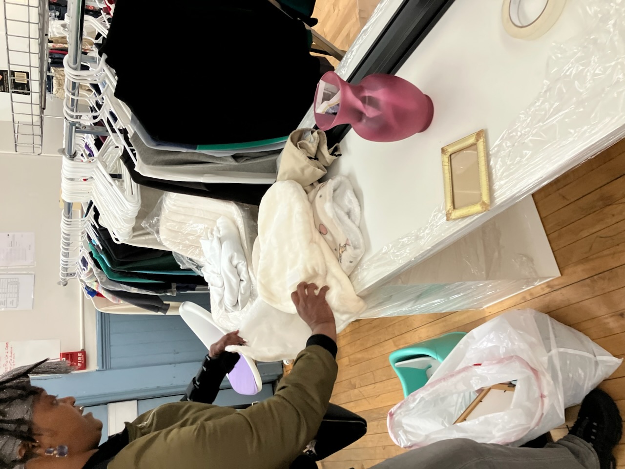 St. Chrysostom&rsquo;s Closet volunteers and guests