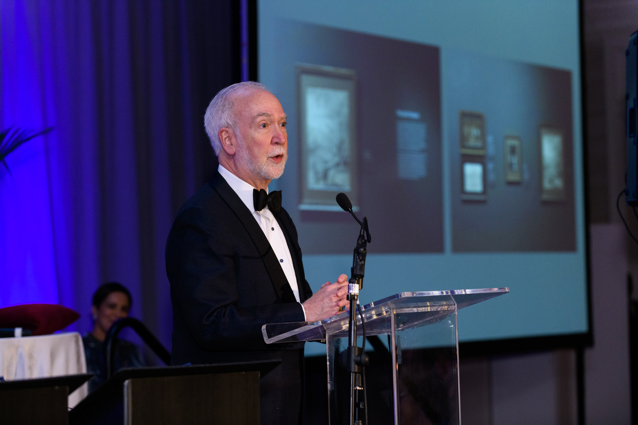 Jeffrey Horwitz upon accepting his award