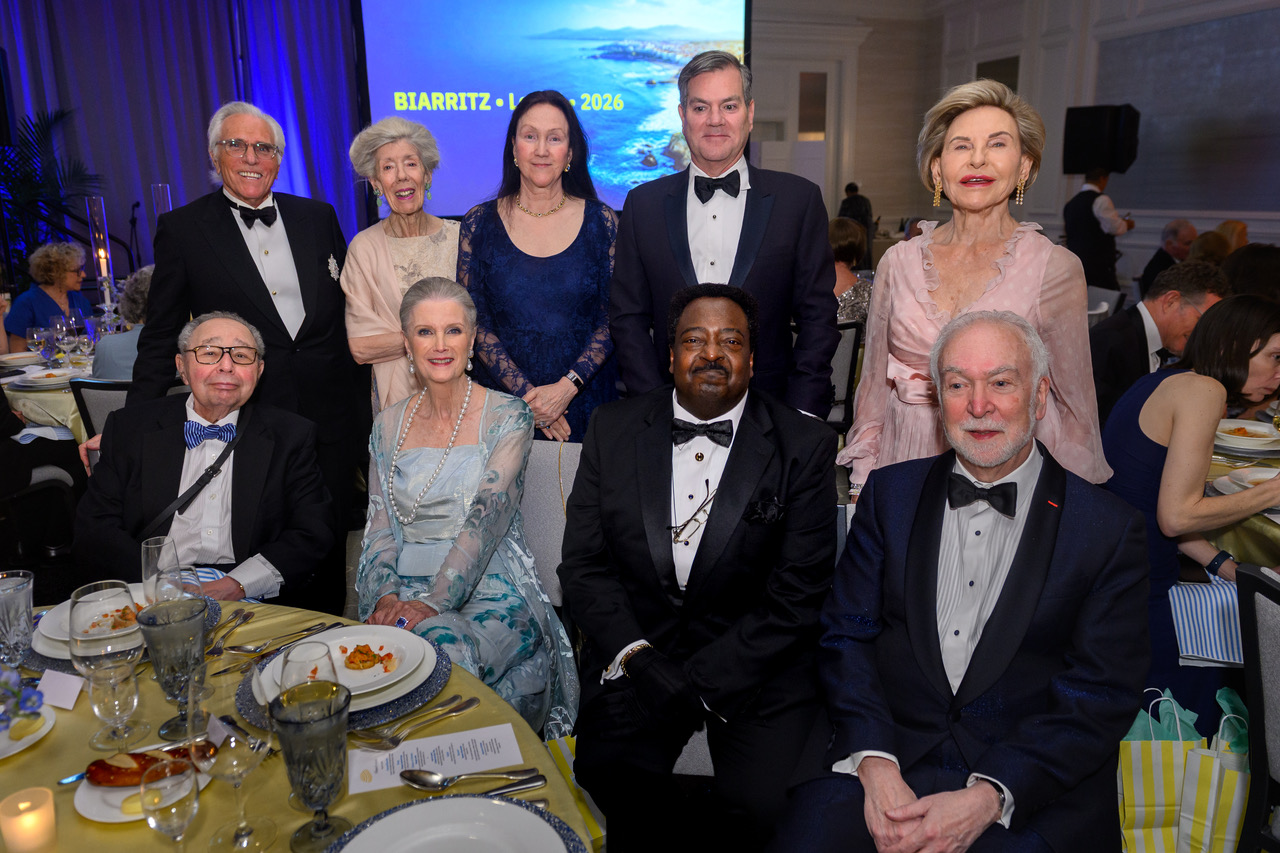 Sitting left to right: Norman Bobbins, Libby Horn, Alvin L. Clark, Jeffrey Horvitz. Standing left to right: David Horn, Judy Bross, Carol Horvitz, James Rondeau, Virginia Bobbins