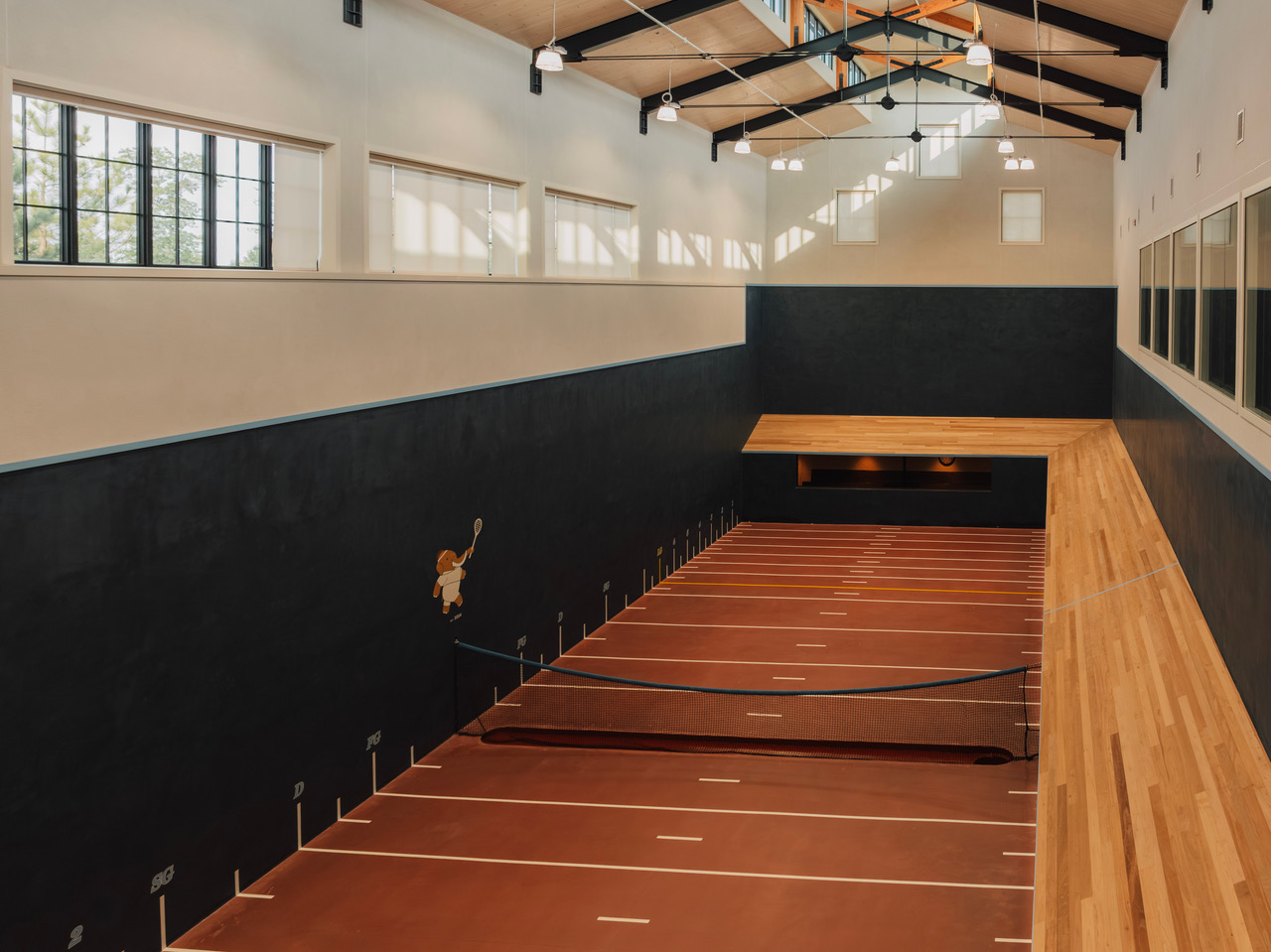The Sand Valley court tennis court