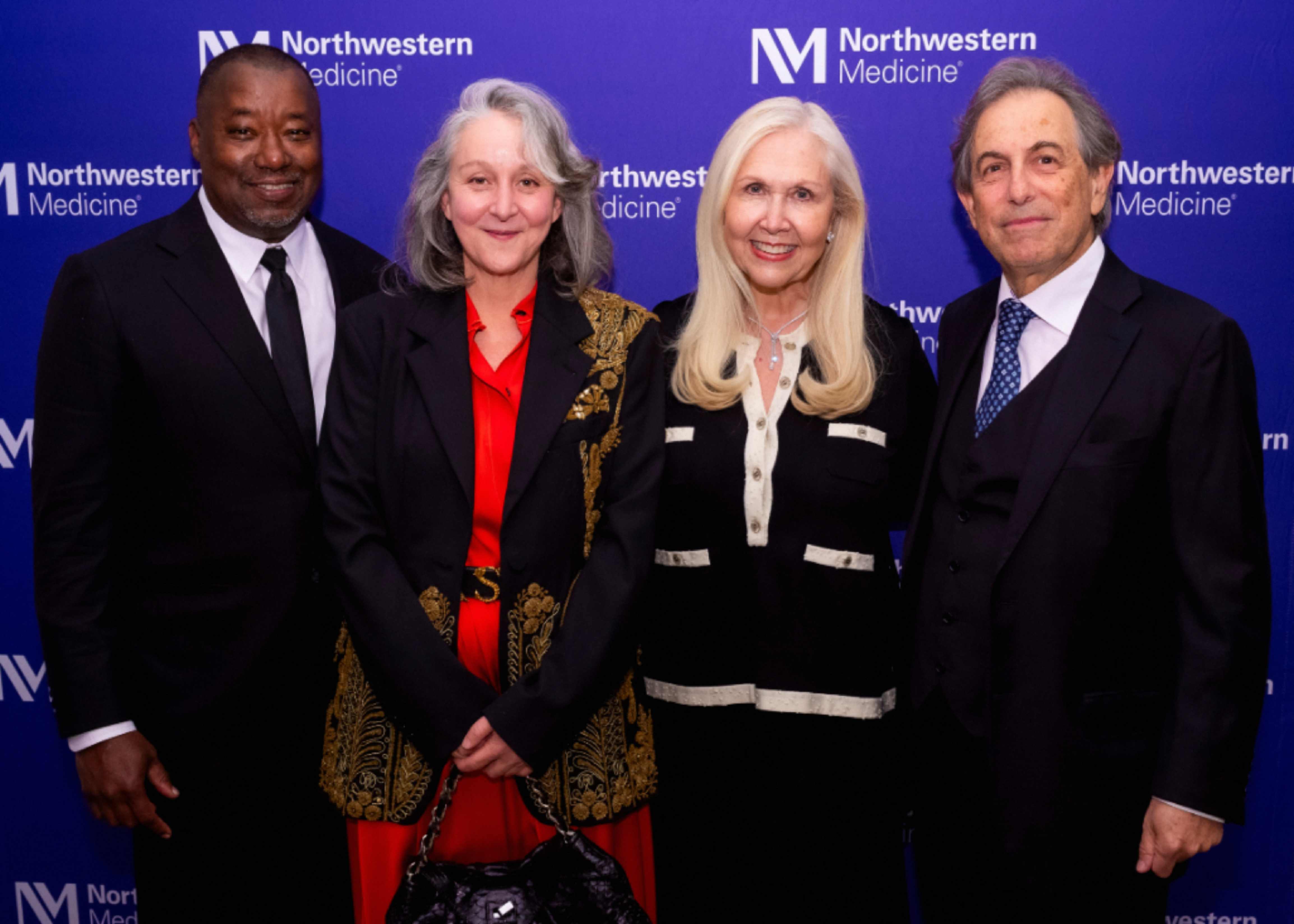 Dr. James Chandler, Dr. Amy Heimberger, Robin Loewenberg Tebbe and Dr. Roger Stupp