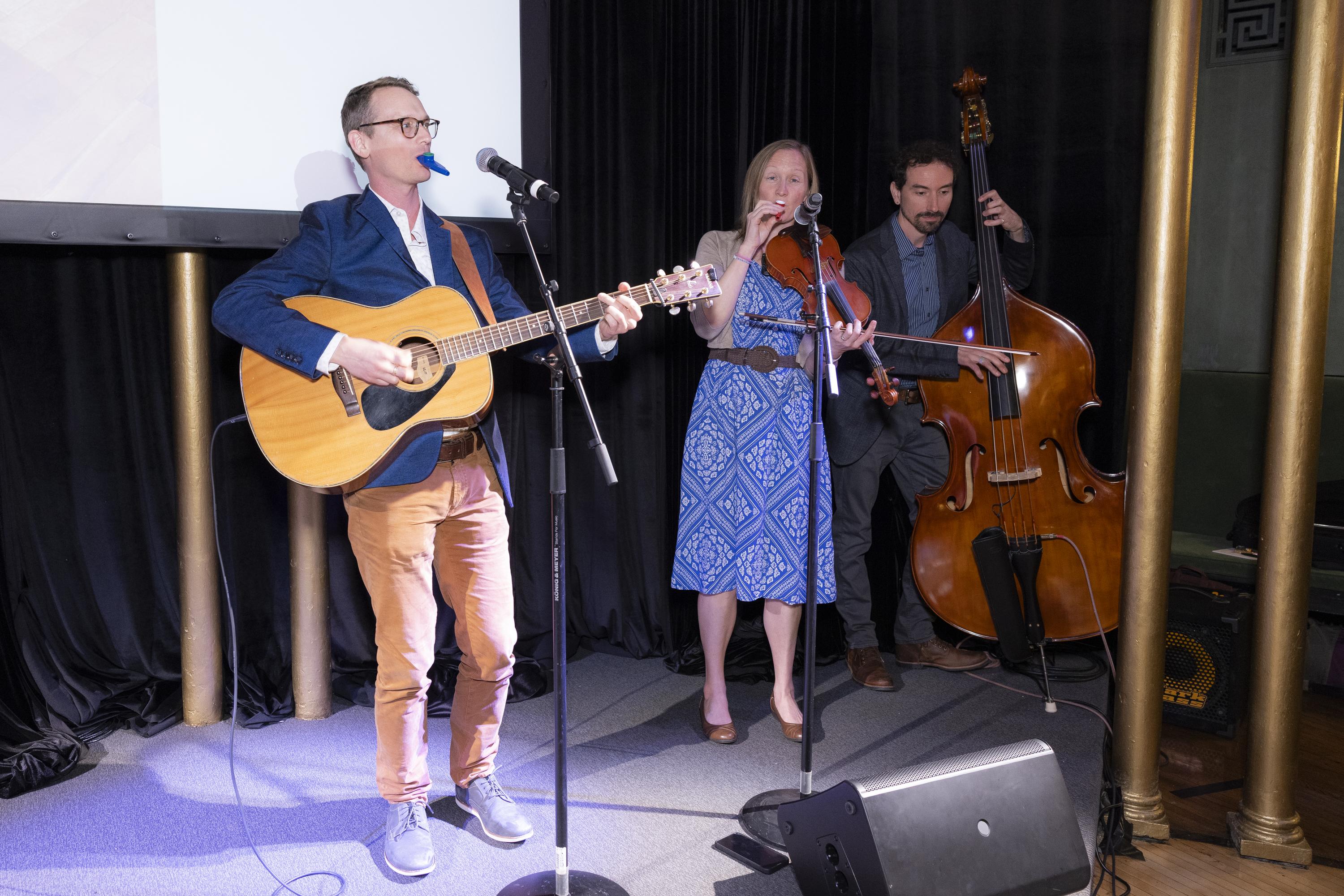 The Jonas Friddle Trio performs