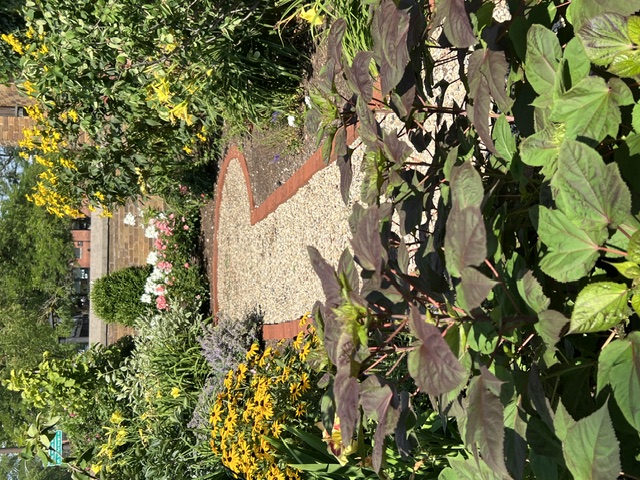 One of the many Secret Gardens at St. Thomas the Apostle
