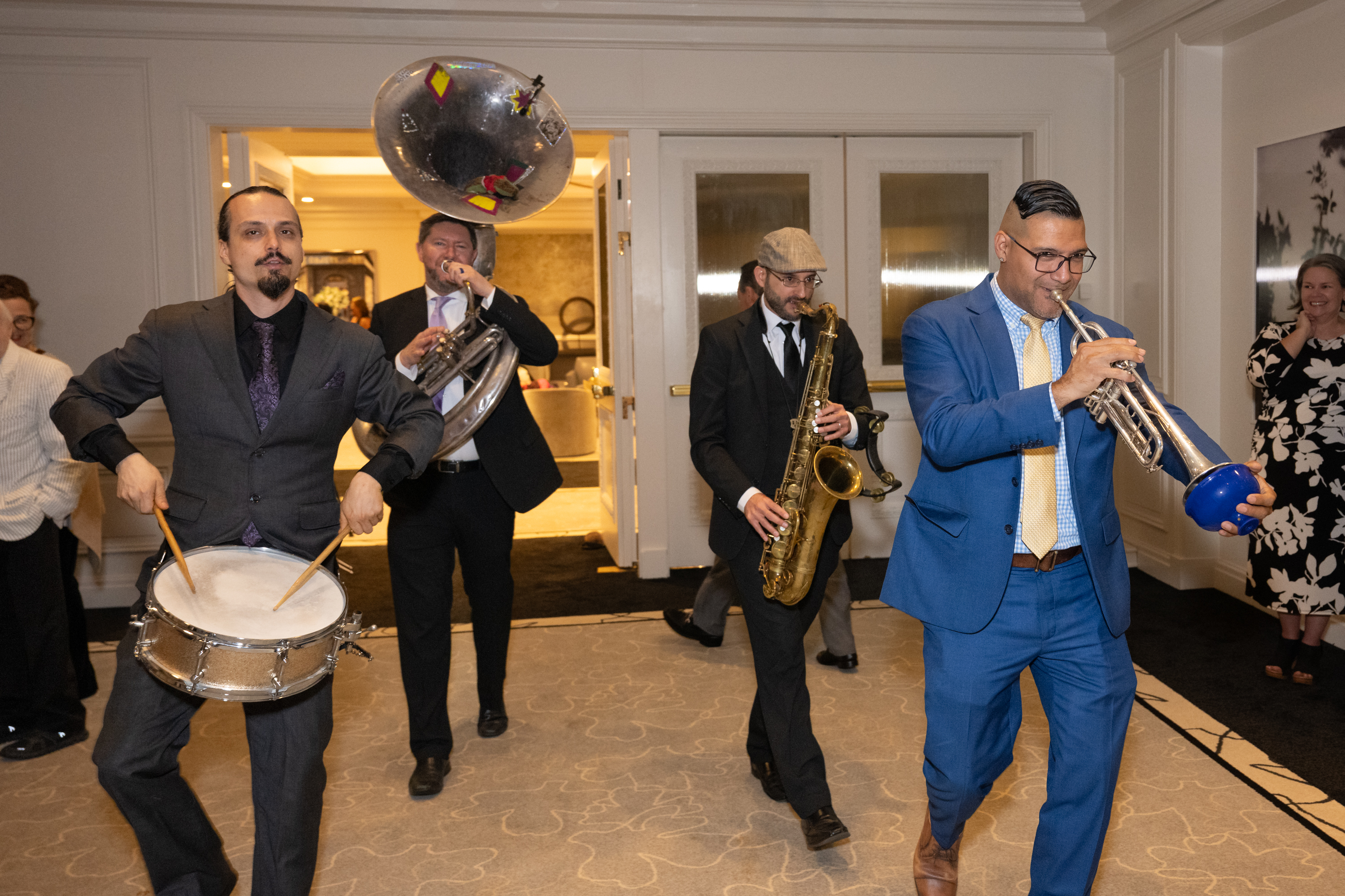 A traditional Cuban music processional