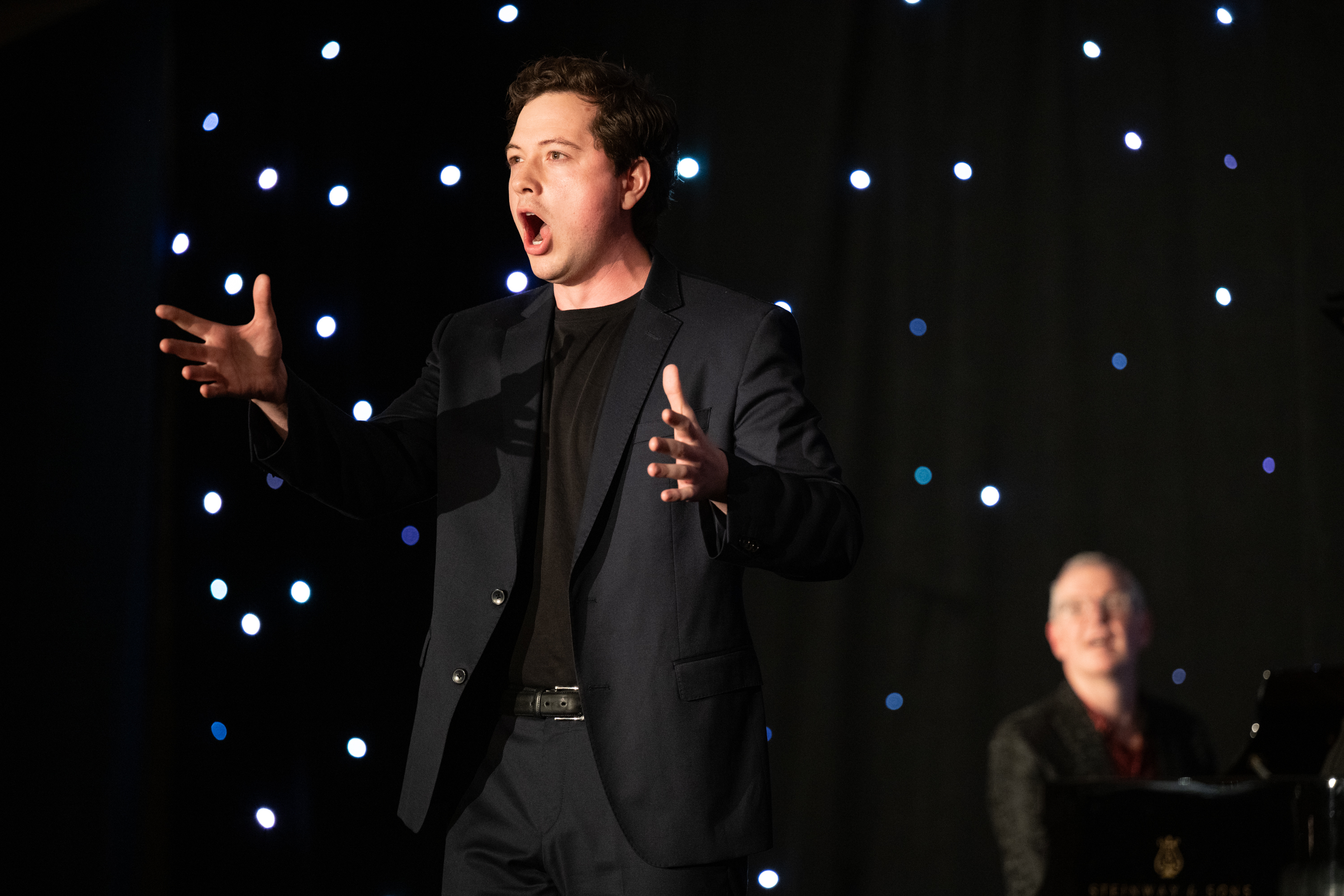 Baritone Finn Sagal performs with Craig Terry