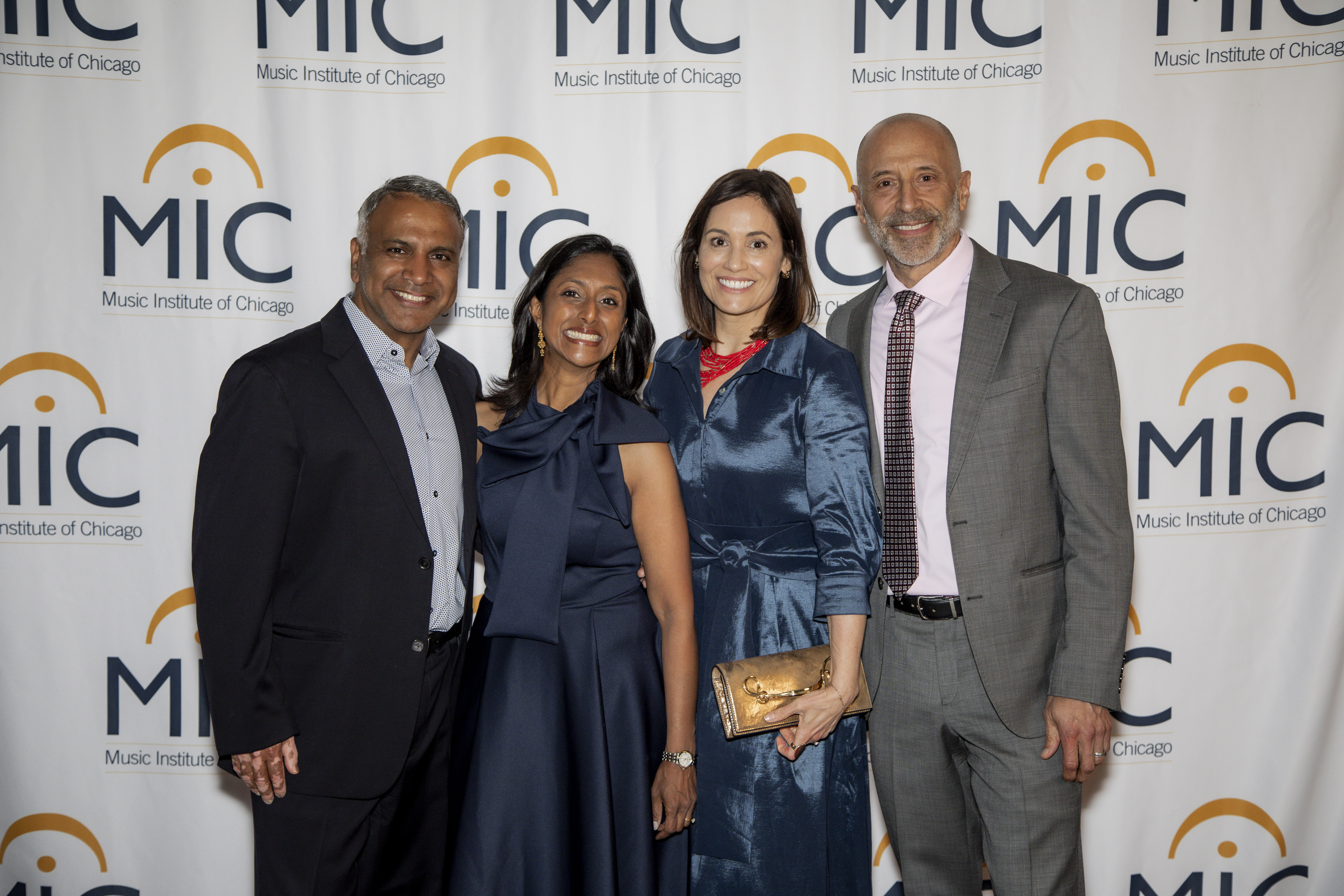 Anu Goel, Mita Goel, Katie and Paul Brourman