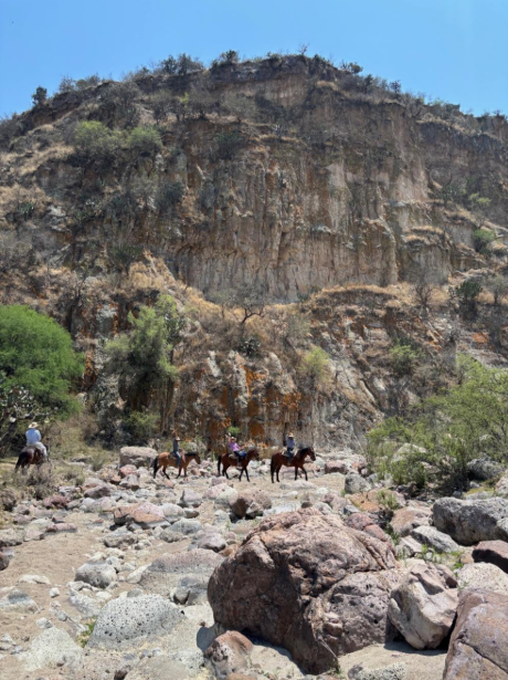 Horseback riding at Rancho Xotolar