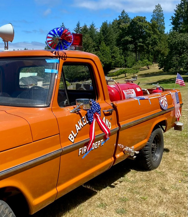 The Blakely Island Fourth of July parade
