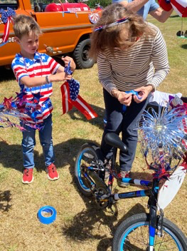 The Blakely Island Fourth of July parade