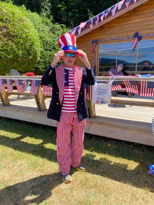 The Blakely Island Fourth of July parade