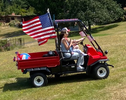 The Blakely Island Fourth of July parade