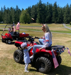 The Blakely Island Fourth of July parade